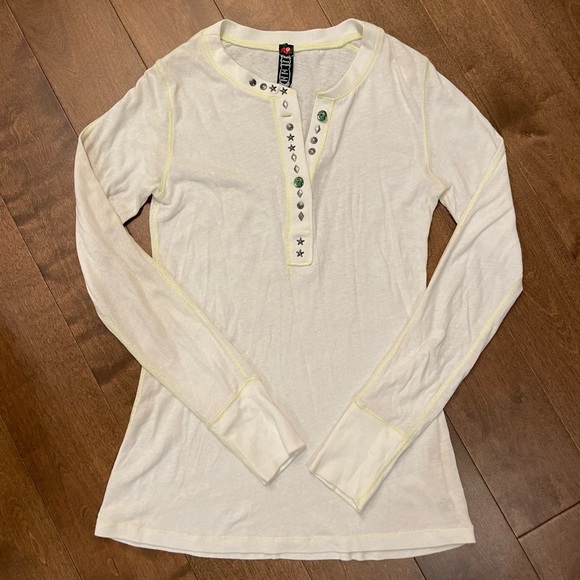 Free People Tops - Free People long sleeve Henley tee